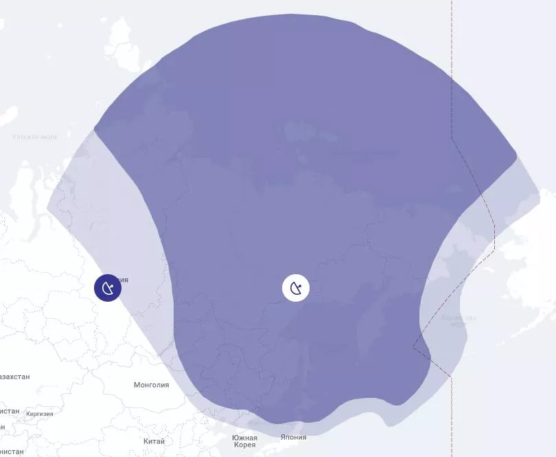 Зона покрытия НТВ-Плюс Зона покрытия НТВ-Плюс Дальний Восток