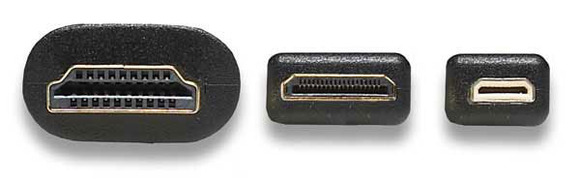 Типы HDMI разъемов
