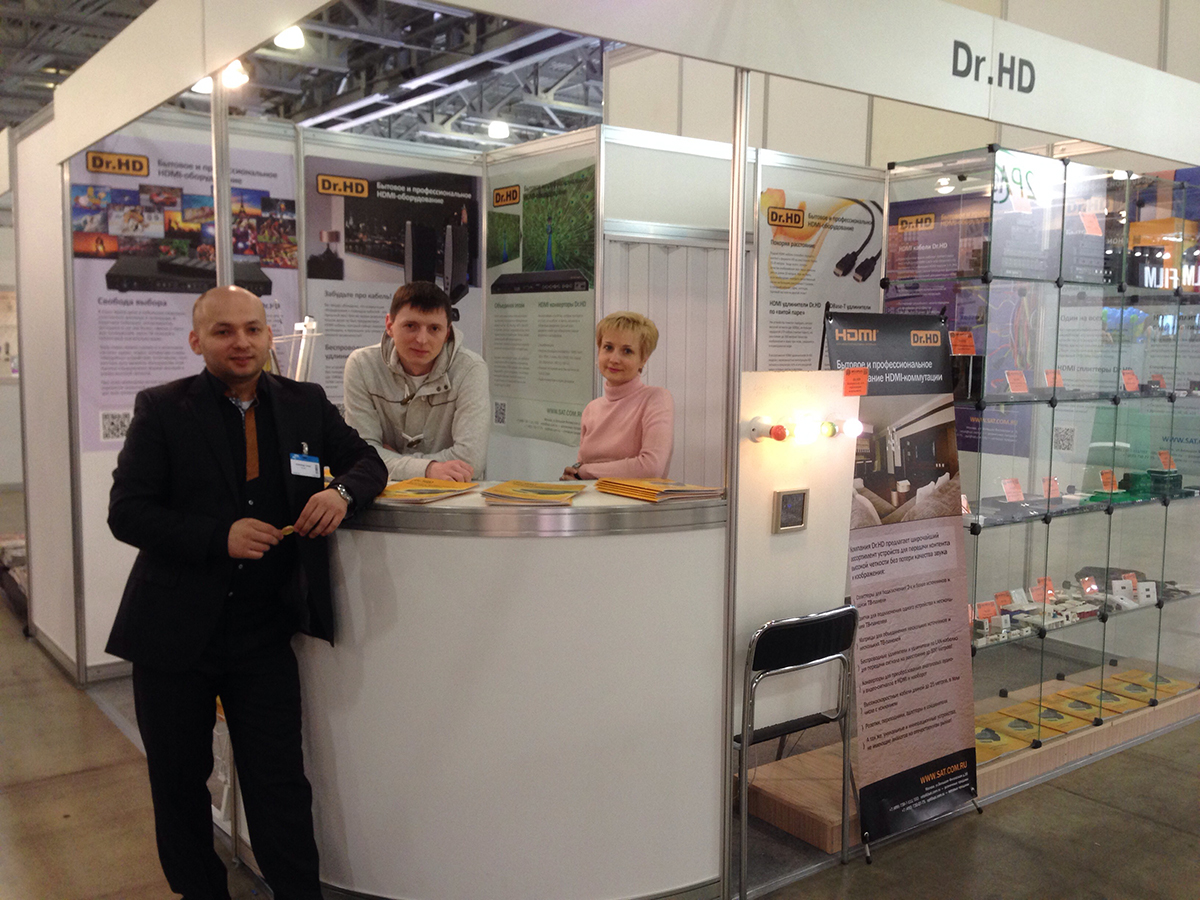 Стенд Dr.HD на выставке Consumer Electronics & Photo Expo 2014