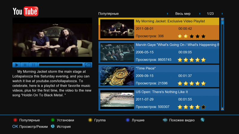 YouTube на Fulan Spark I+