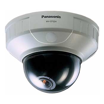 Стационарная купольная видеокамера с встроенным объективом с АРД Panasonic WV-CF224
