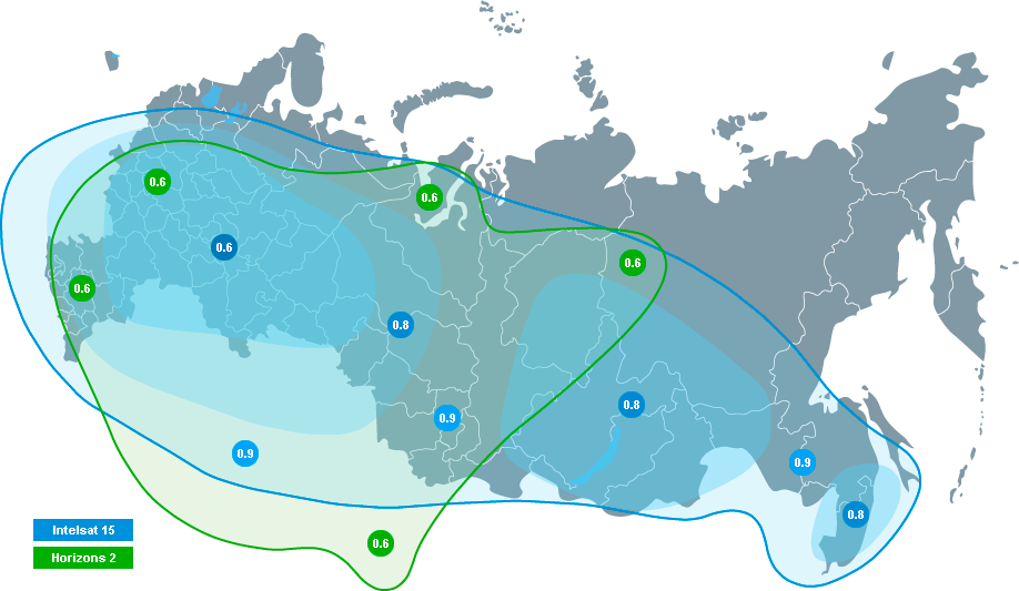 Зона приема Телекарты ТВ