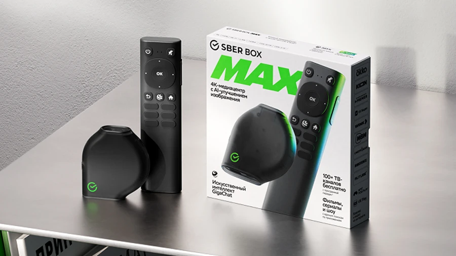 Сбер выпустил новую ТВ-приставку SberBox Max